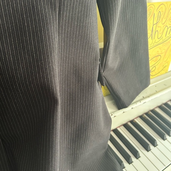 Dynamite Charcoal Pinstripe Skirt Set - Picture 15 of 16